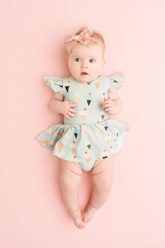 Ice Cream Swim Dress