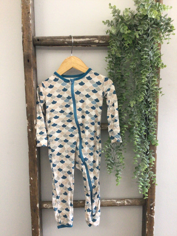 KicKee bamboo scale sleeper- 12/18M