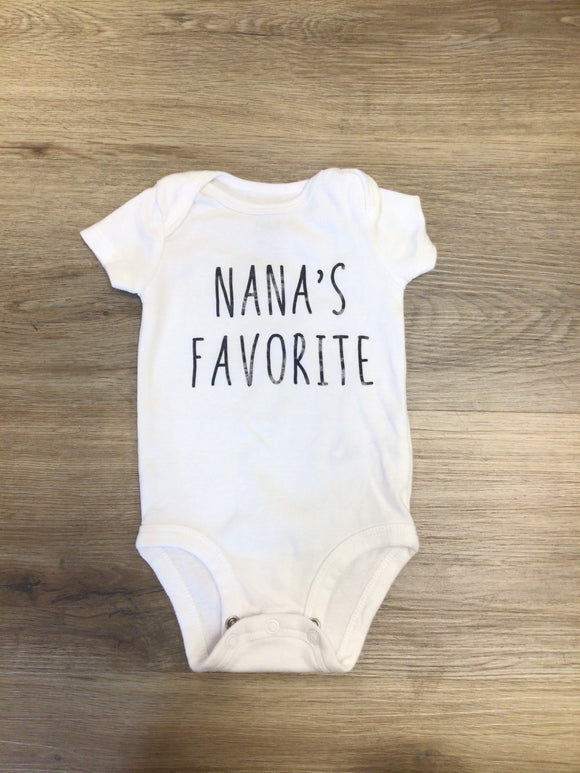 Nana’s Favorite Onesie - 0/3 M