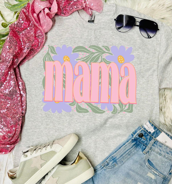 Custom name flower tee