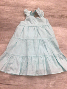 Mint tiered dress-3T