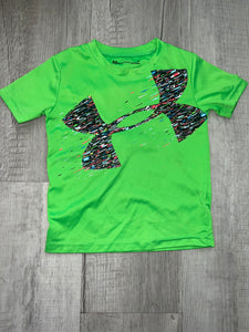 Lime Green UA Tee - 4T