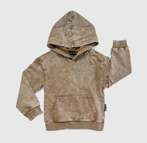 Acid Wash Tan Hoodie