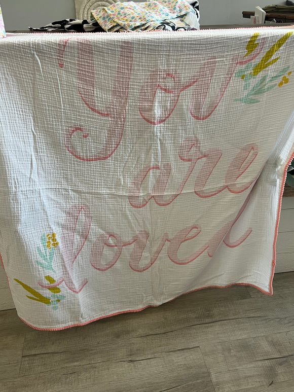 “You Are Loved” Light Blanket