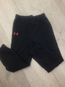 Red/Black Under Armour sweats-6