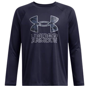 Navy UA Tech Hybrid Top