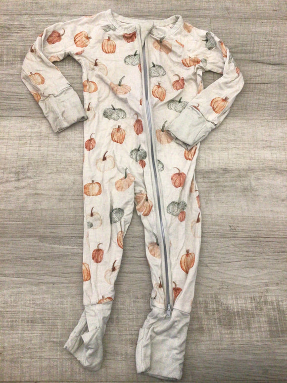 Little One Shop pumpkin sleeper-3/6M