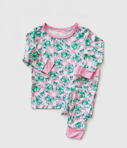 Pink Clover Bamboo Set