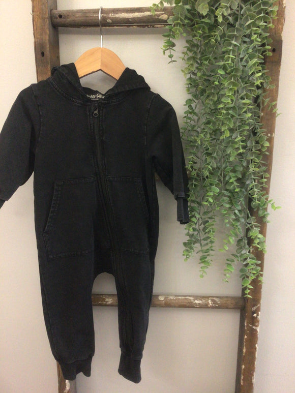 LuckyLink  black jumper- 6/12M