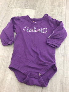 Carhartt Purple Onesie-9M