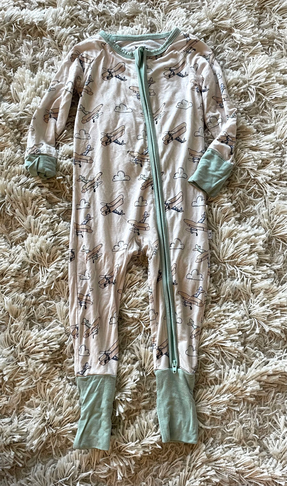 Dream Big Little Co Bamboo Airplane Sleeper - 6/12M