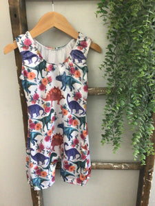 Dino sparkly Leo romper-4
