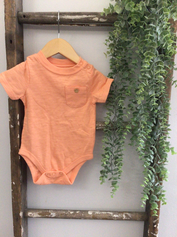 Garanimals orange onesie-6/9M