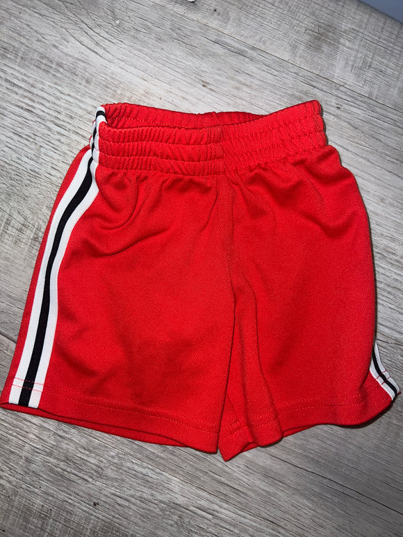 Red & black shorts 24M