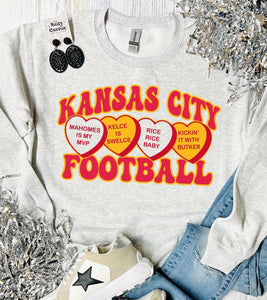 Kansas City football sweatshirt