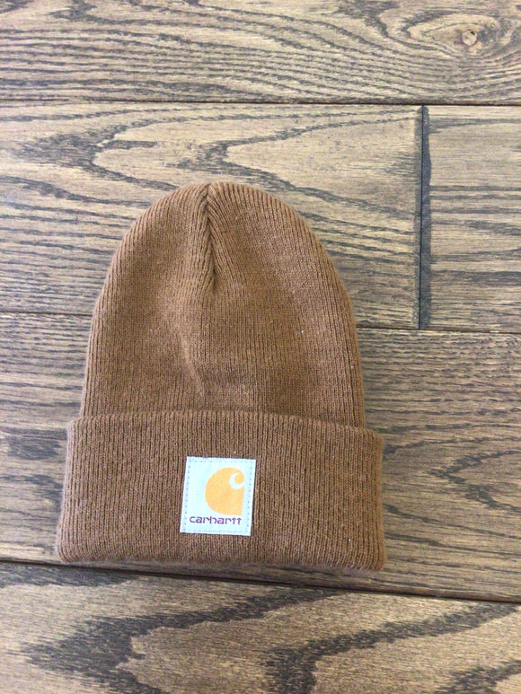 Brown Carhartt beanie