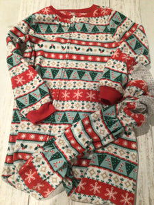 Christmas footie pajamas