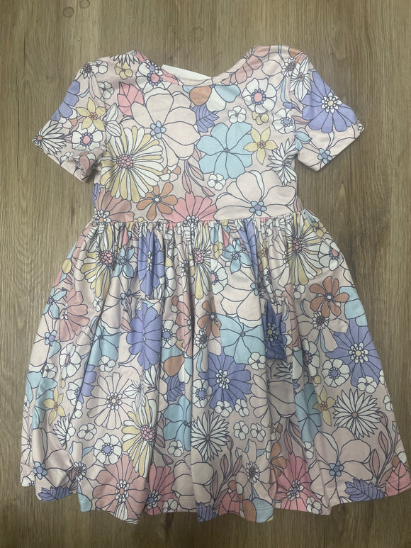 Pastel Floral Dress 4T