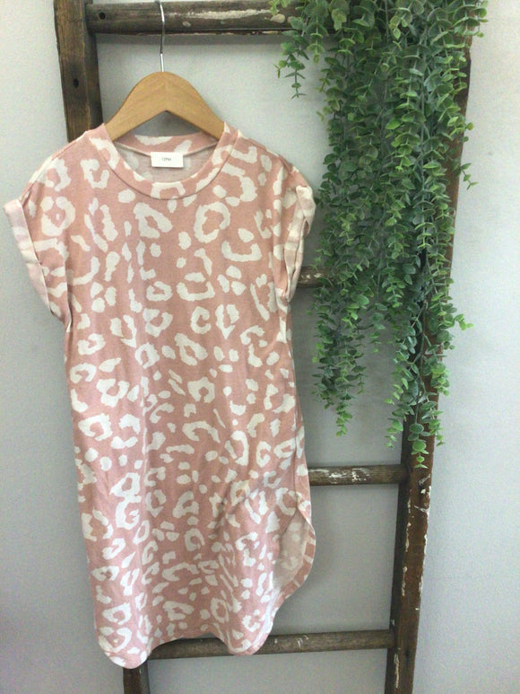 Pink cheetah dress-12