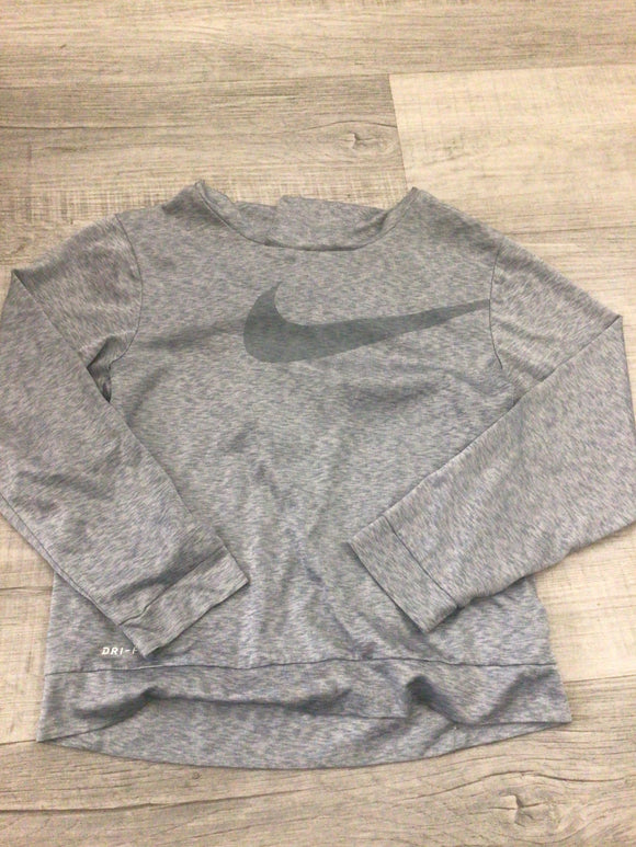 Nike gray drifit hooded long sleeve-7