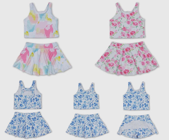 Athletic skort set
