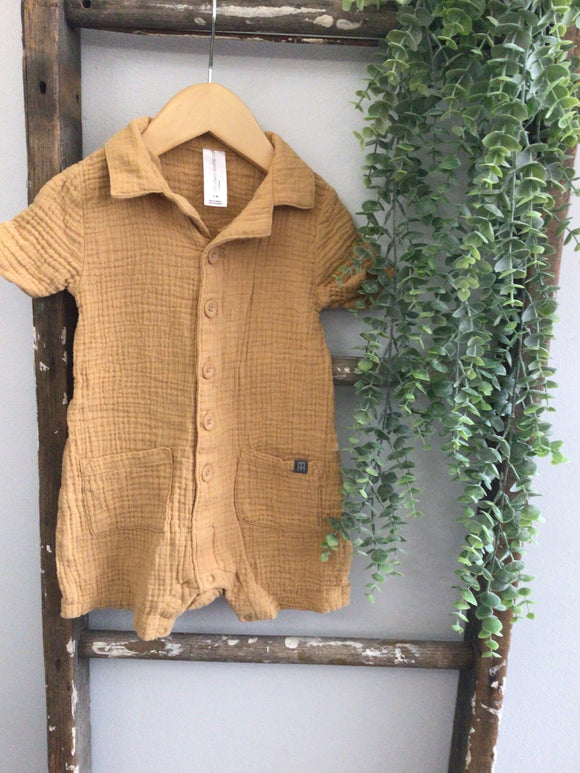 Modern Moments tan romper-12M