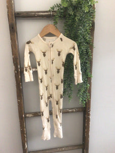 Knitted moose sleeper- 6/12M