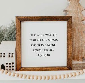 Spread Christmas Cheer Sign