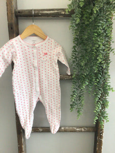 Carters cherry button sleeper-6M