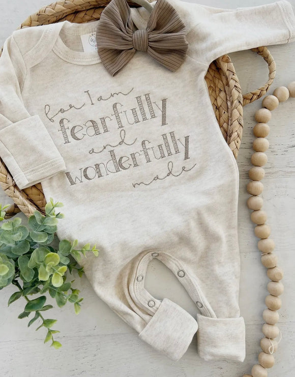 Fearfully & Wonderfully Made Romper