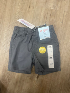 Cat & Jack Grey Drawstring Shorts 18M