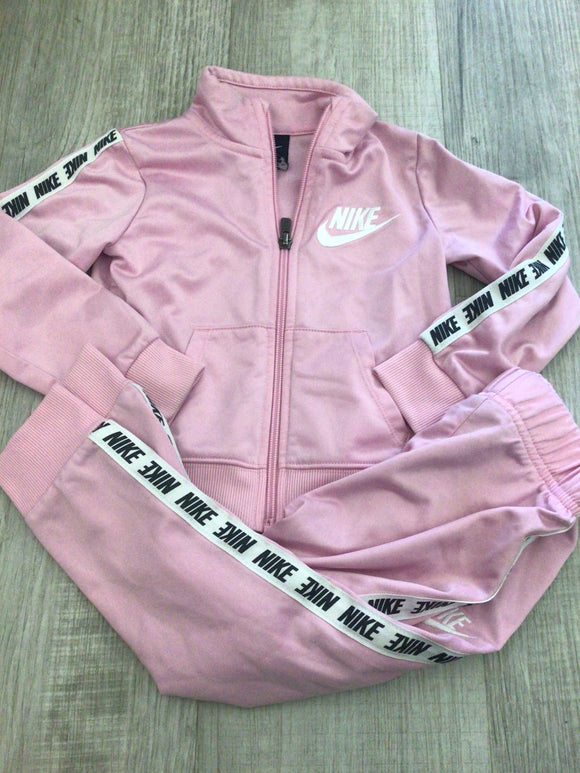 Nike pink sweat set-3T