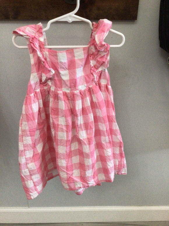 Pink Checkered Dress - 8