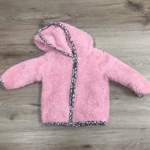 Pink Fuzzy Jacket- 6 month