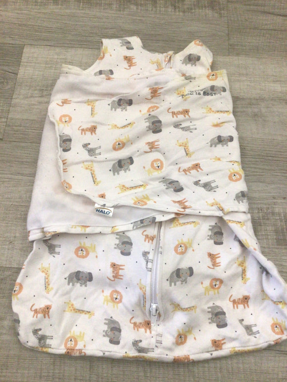 Halo sleep sack swaddle animals-NB