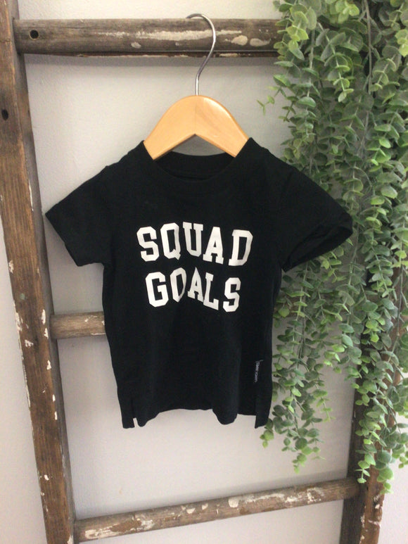 Squad goals tee-6/12M
