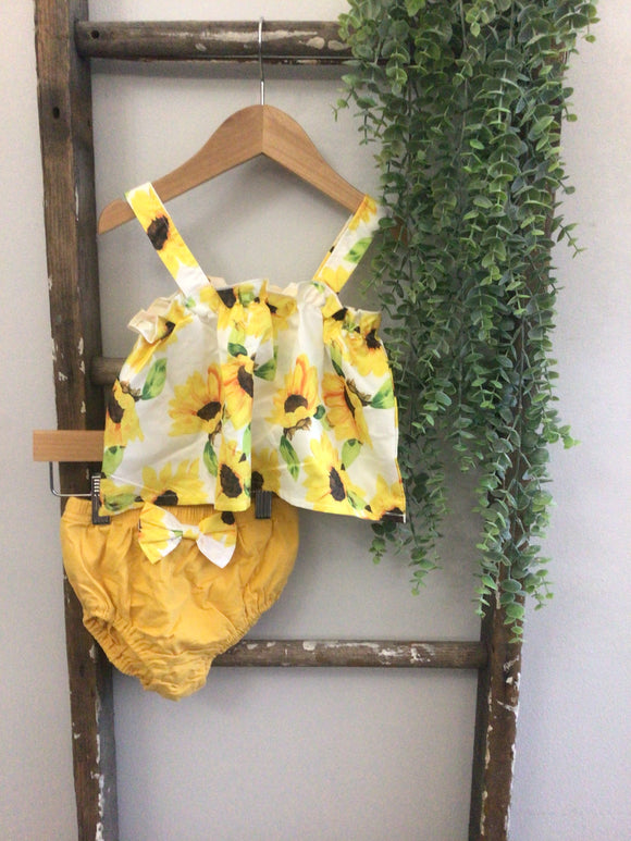 Sunflower tank and bloomer set-2/3