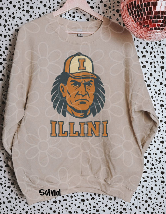 Illini Mascot Sweatshirt