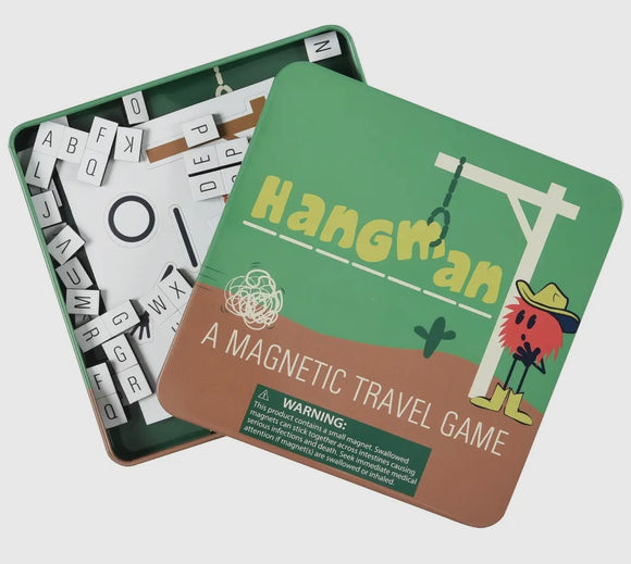Magnetic Hangman Travel Game