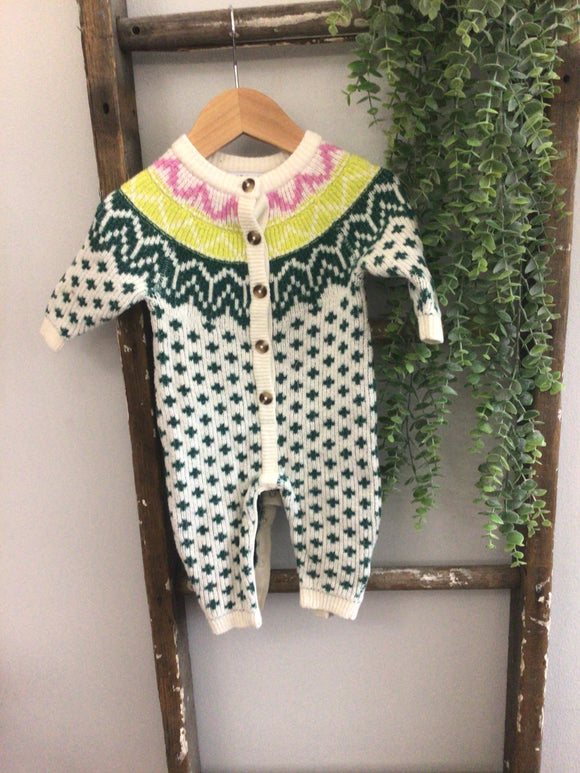 Old navy sweater sleeper outfit-3/6m