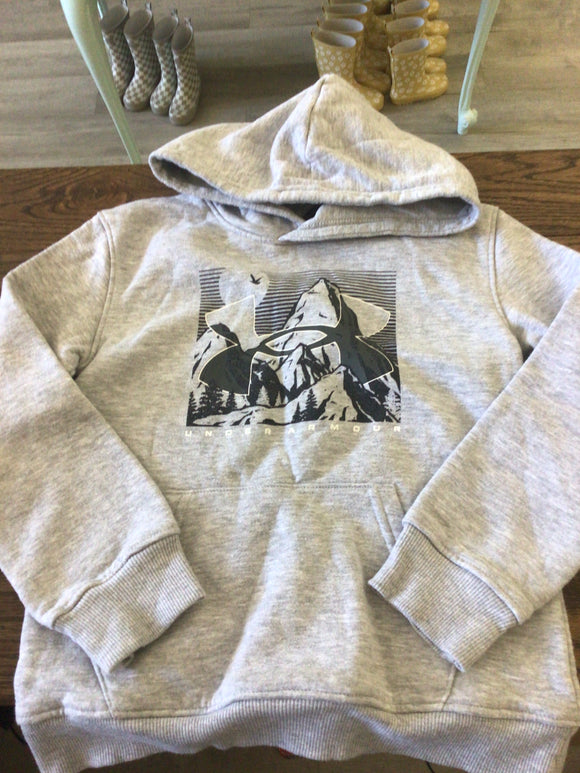 Grey under Armour hoodie-6