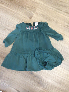 Green Dress Set - 3M