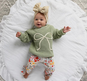 Green Bow Sweater