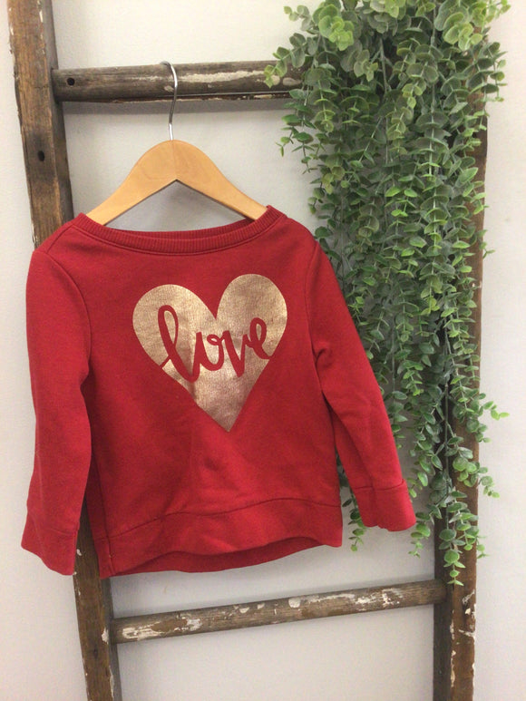 Red love crew-2t