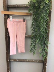Old navy pink ruffle butt leggings-12/18M