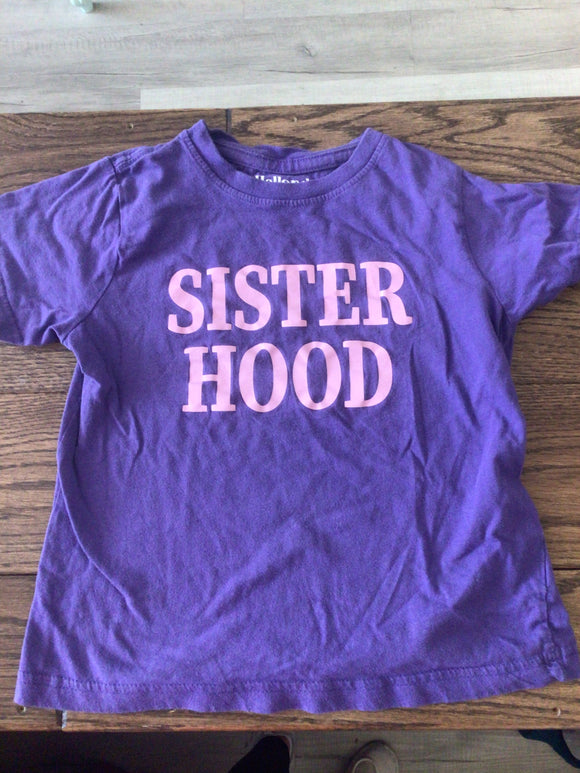 Sister hood tee- 5T