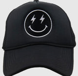 Lightning Smiley Face Trucker Hat