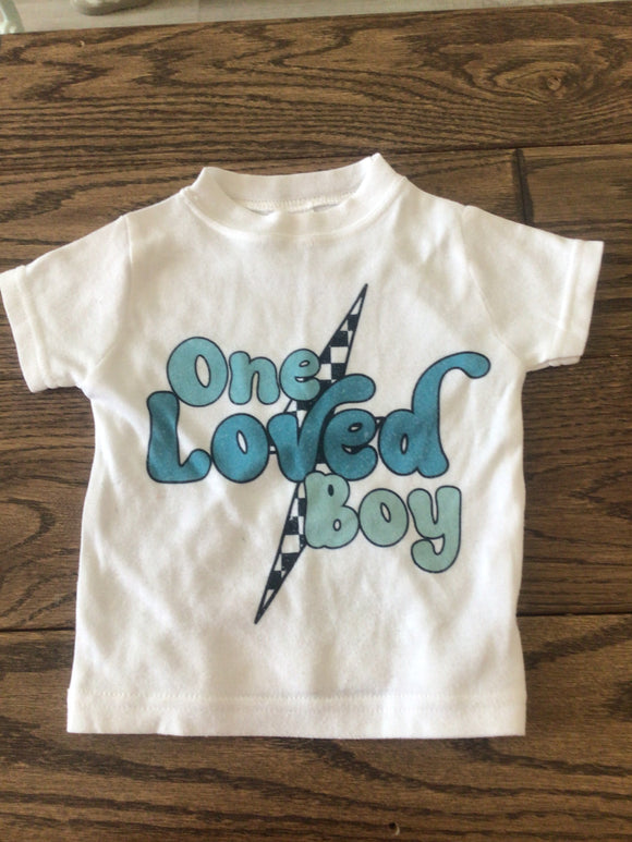 One loved boy tee-0/3m