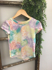 Pastel Tye-dye tee- 5T