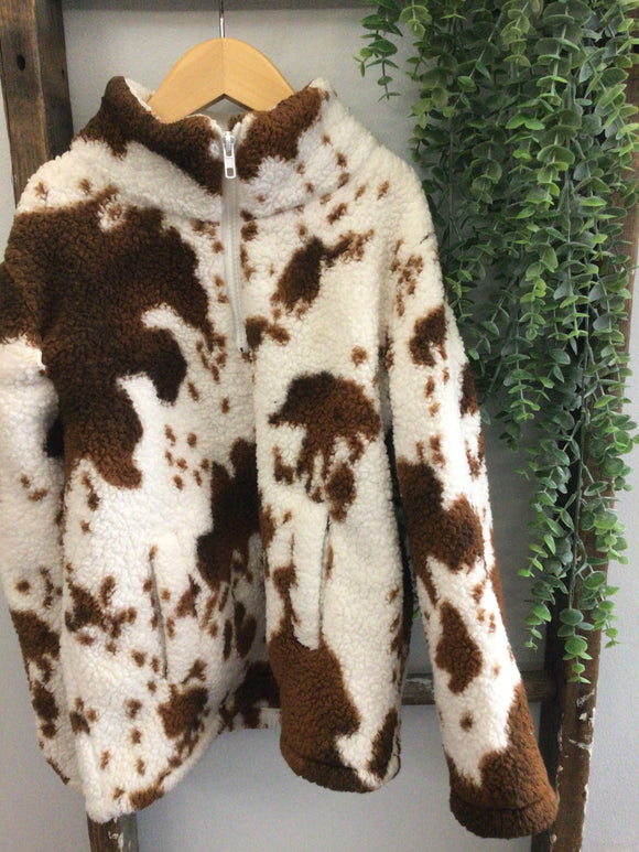 Cow print Sherpa-6/7